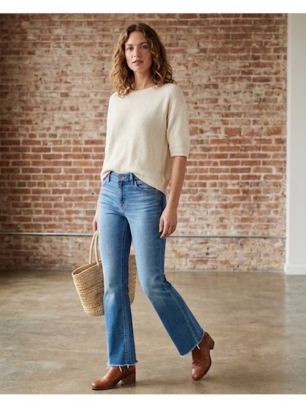 J. Crew Light Blue Flare Jeans
